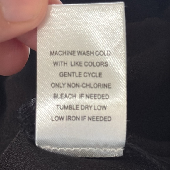 DR2 Black Side Tie Mini Skirt/Skort Scallop Wrap Front Detail Pull On Size XL - Picture 11 of 11